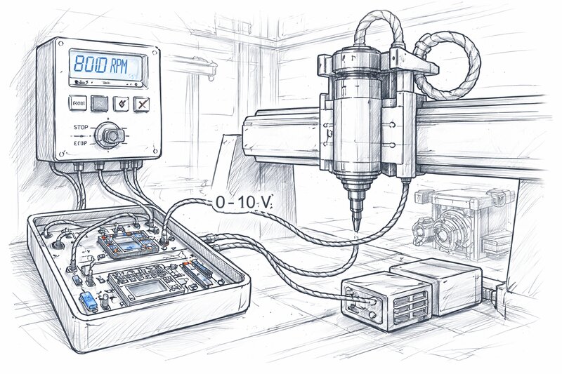Arduino PWM to 0-10 V Analog Signal Conversion for CNC and Spindle Control