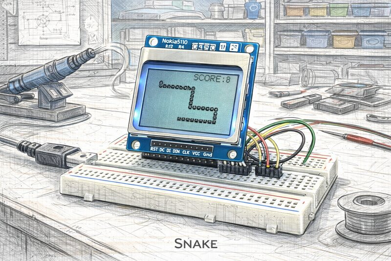 How to use a Nokia 5110 Graphical Display with Arduino