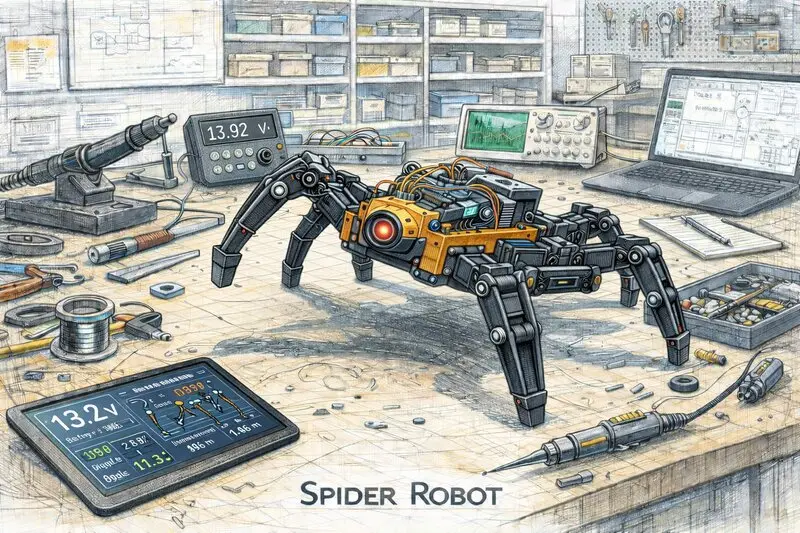 Inverse Kinematics of a 3-DOF Spider Robot Leg