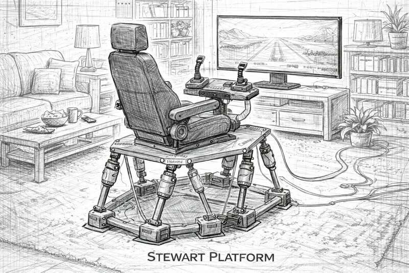 Inverse Kinematics of a Stewart Platform